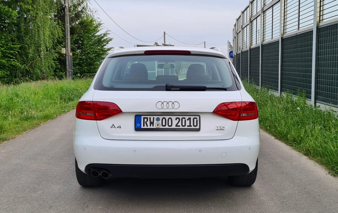 Audi A4 cena 36000 przebieg: 246500, rok produkcji 2011 z Trzciel małe 704